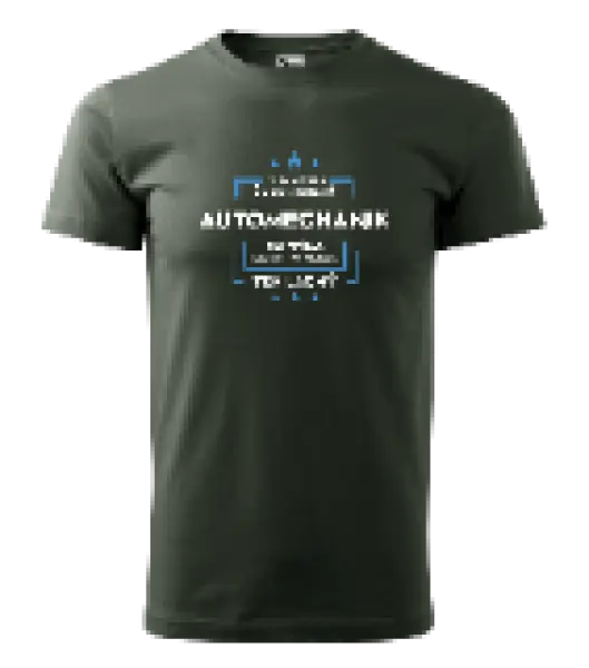 Pánske tričko Pokiaľ si myslíš, že som drahý - automechanik