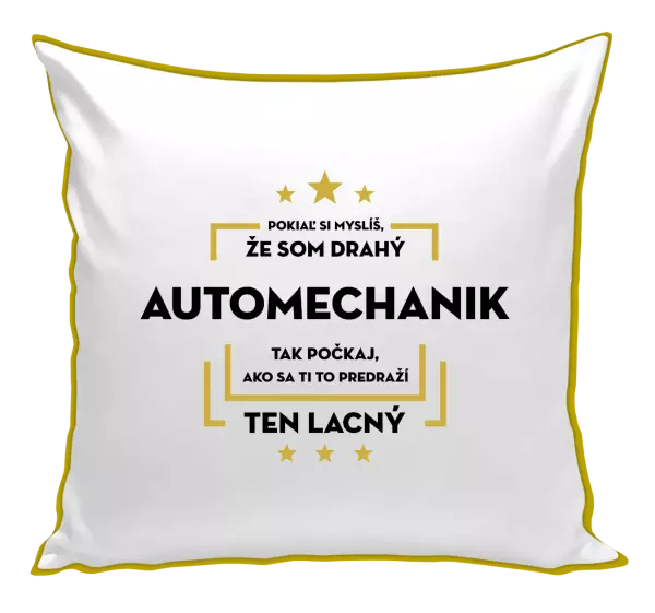 Vankúš Pokiaľ si myslíš, že som drahý - automechanik