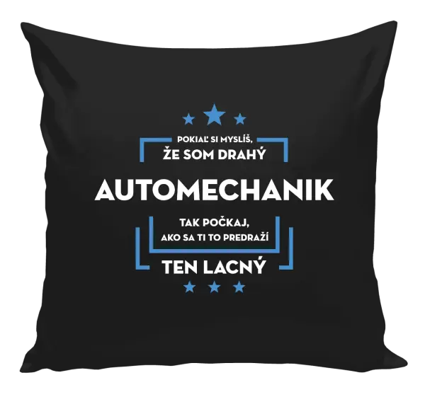 Vankúš Pokiaľ si myslíš, že som drahý - automechanik