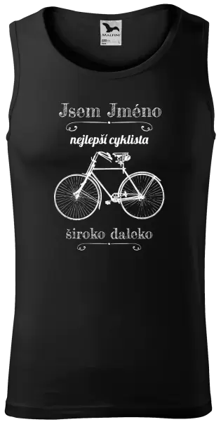 Pánské tílko Jsem nejlepší cyklista široko daleko