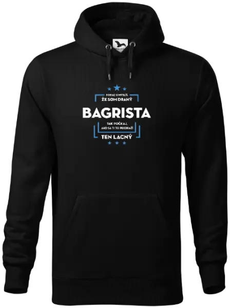 Pánska mikina Pokiaľ si myslíš, že som drahý  - bagrista