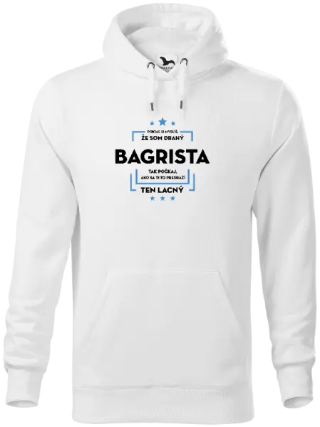 Pánska mikina Pokiaľ si myslíš, že som drahý  - bagrista