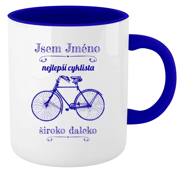 Hrnek Jsem nejlepší cyklista široko daleko