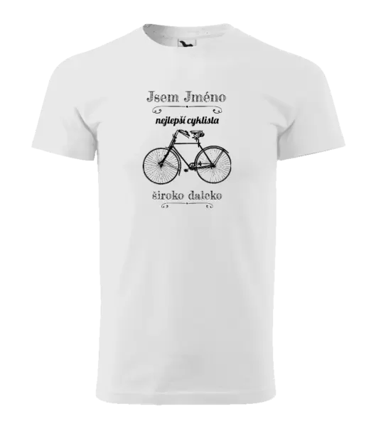 Pánské tričko Jsem nejlepší cyklista široko daleko