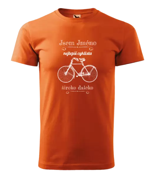 Pánské tričko Jsem nejlepší cyklista široko daleko