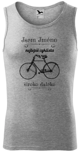 Pánské tílko Jsem nejlepší cyklista široko daleko