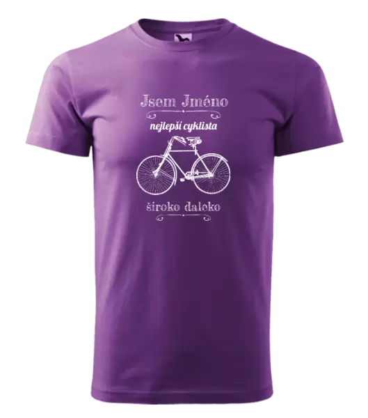 Pánské tričko Jsem nejlepší cyklista široko daleko