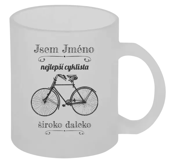 Hrnek Jsem nejlepší cyklista široko daleko