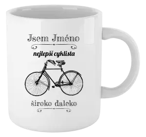 Hrnek Jsem nejlepší cyklista široko daleko