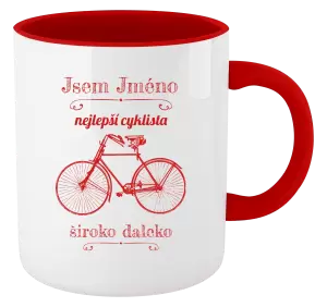 Hrnek Jsem nejlepší cyklista široko daleko