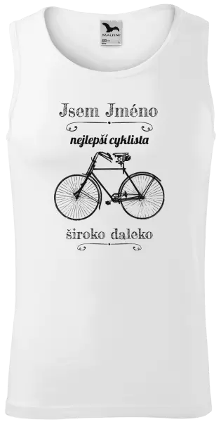 Pánské tílko Jsem nejlepší cyklista široko daleko
