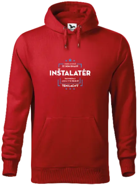 Pánska mikina Pokiaľ si myslíš, že som drahý  - inštalatér