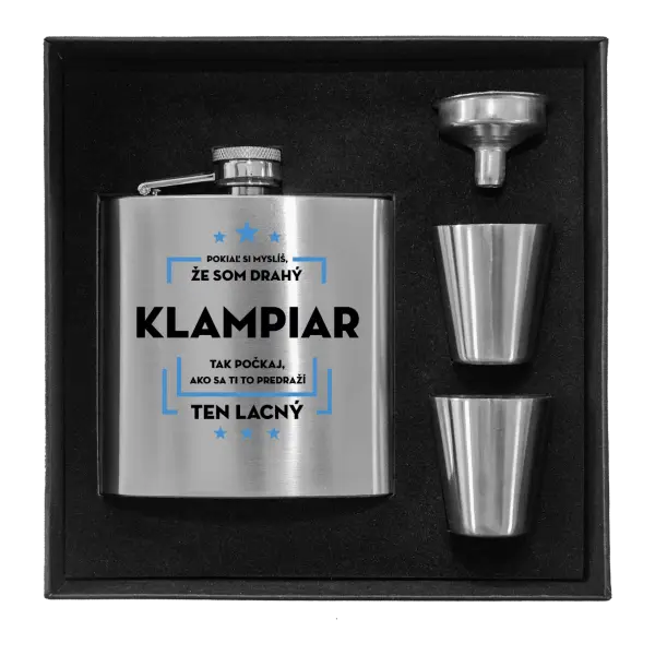 Ploskačka v krabičke Pokiaľ si myslíš, že som drahý - klampiar