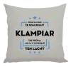 Vankúš Pokiaľ si myslíš, že som drahý  - klampiar