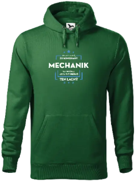 Pánska mikina Pokiaľ si myslíš, že som drahý  - mechanik