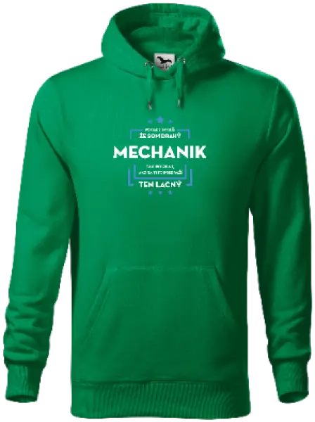 Pánska mikina Pokiaľ si myslíš, že som drahý  - mechanik