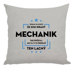 Vankúš Pokiaľ si myslíš, že som drahý  - mechanik