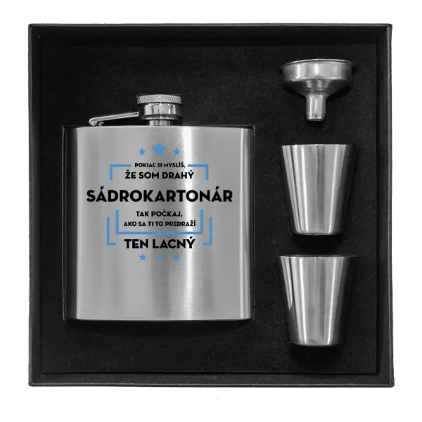 Ploskačka v krabičke Pokiaľ si myslíš, že som drahý - sádrokartonár