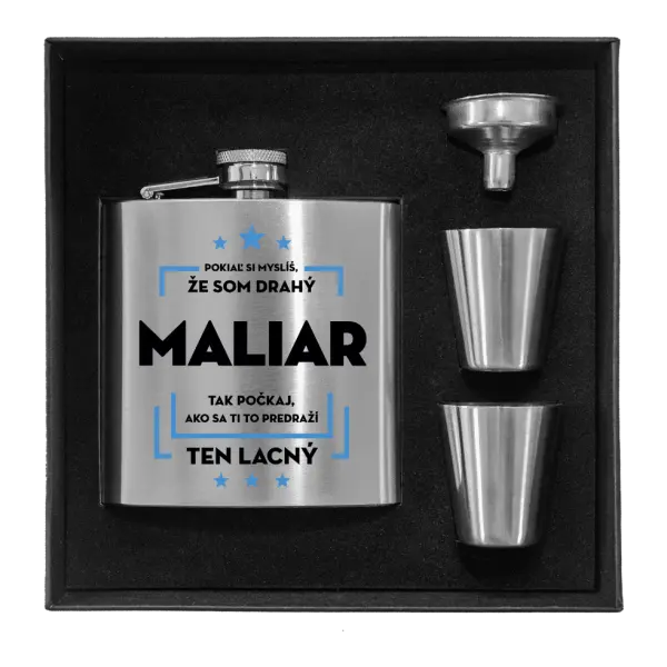 Ploskačka v krabičke Pokiaľ si myslíš, že som drahý - maliar