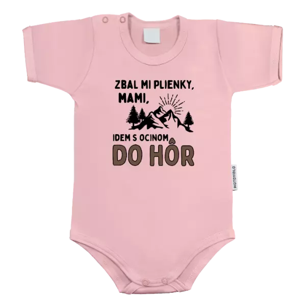 Detské body Mami zbal mi plienky - hory