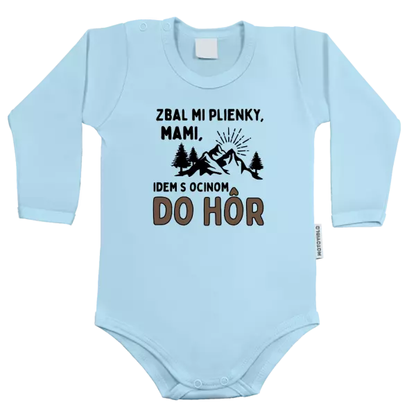 Detské body Mami zbal mi plienky - hory