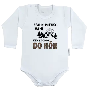 Detské body Mami zbal mi plienky - hory