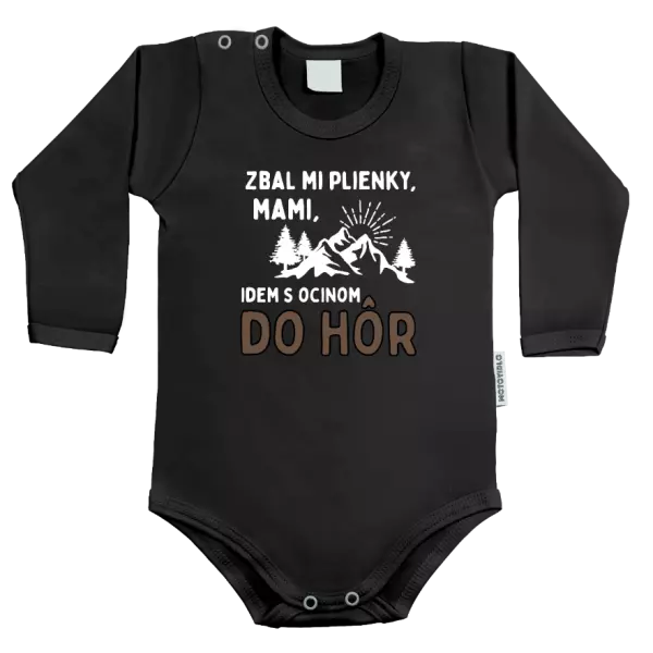 Detské body Mami zbal mi plienky - hory