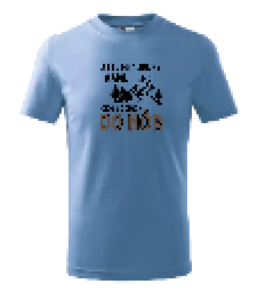 Detské tričko Mami zbal mi plienky - hory