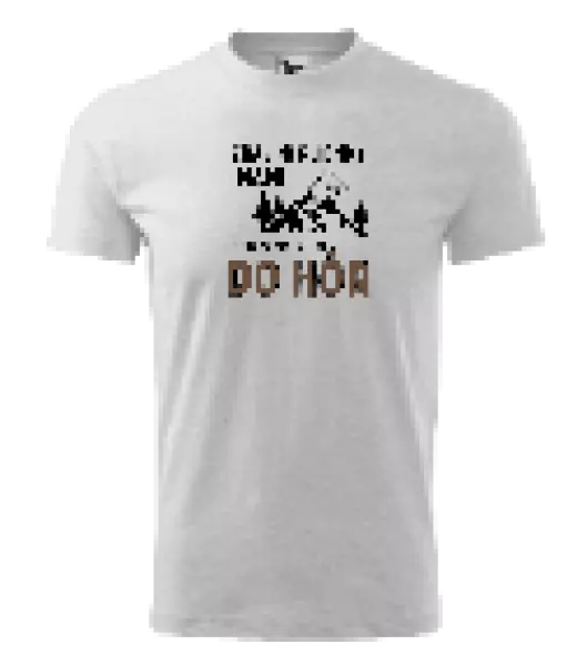 Detské tričko Mami zbal mi plienky - hory