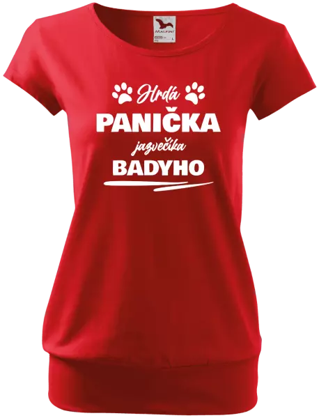 Dámske tričko Hrdá panička