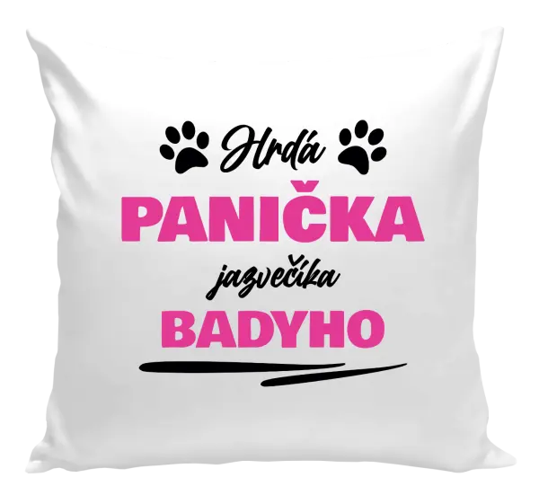 Vankúš Hrdá panička