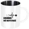 Nerezový hrnček Lekárku nič nevystraší