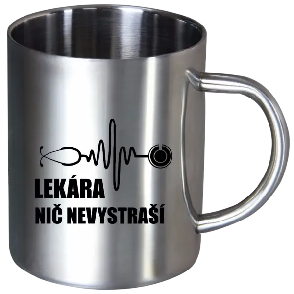 Nerezový hrnček Lekára nič nevystraší