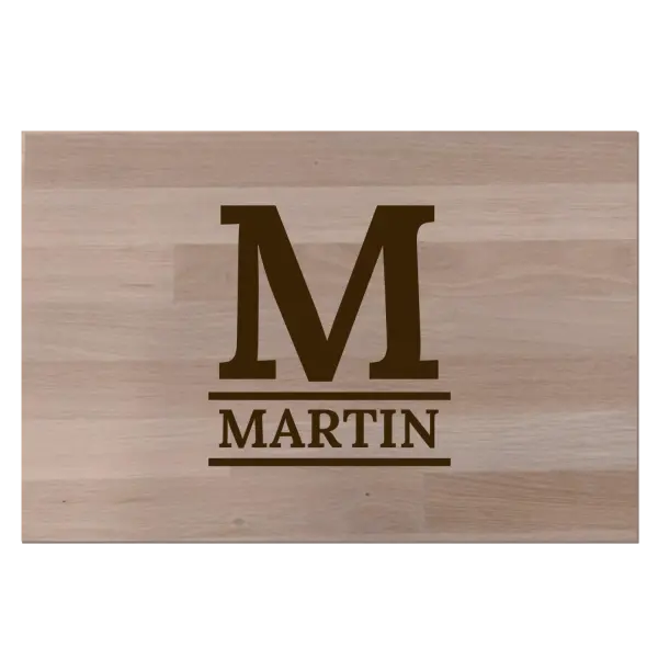 Buková doska Monogram