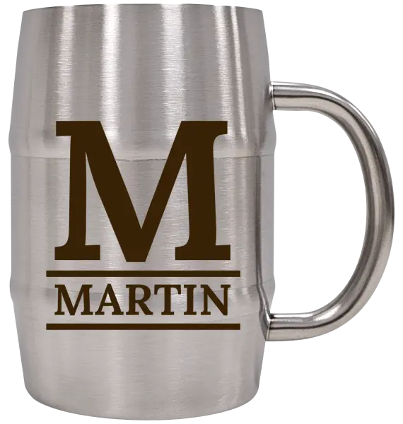 Nerezový chladicí půllitr Monogram