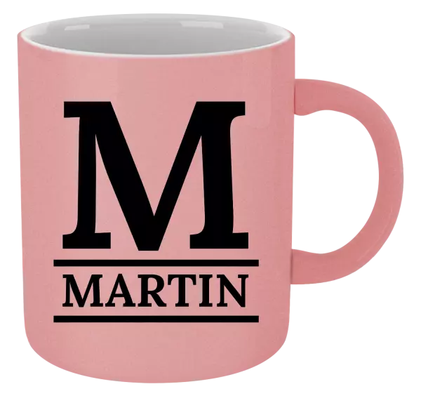 Hrnček metalický Monogram