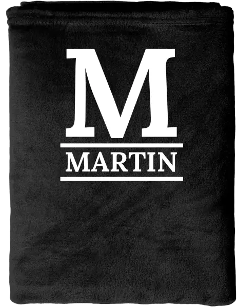 Deka mikroplyš (150x200 cm) Monogram