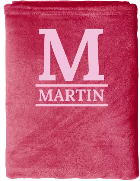 Deka mikroplyš (150x200 cm) Monogram
