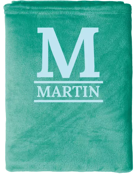 Mikroplyšová deka Monogram