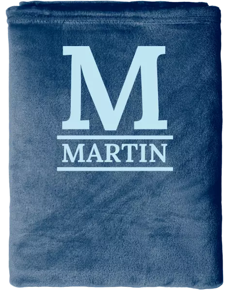 Mikroplyšová deka Monogram