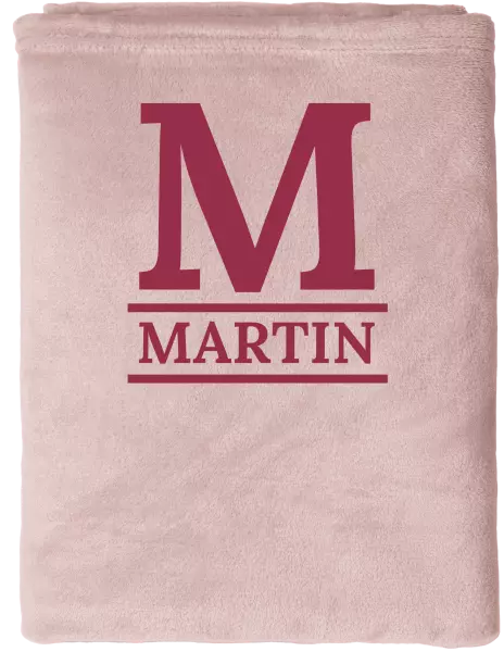 Mikroplyšová deka Monogram