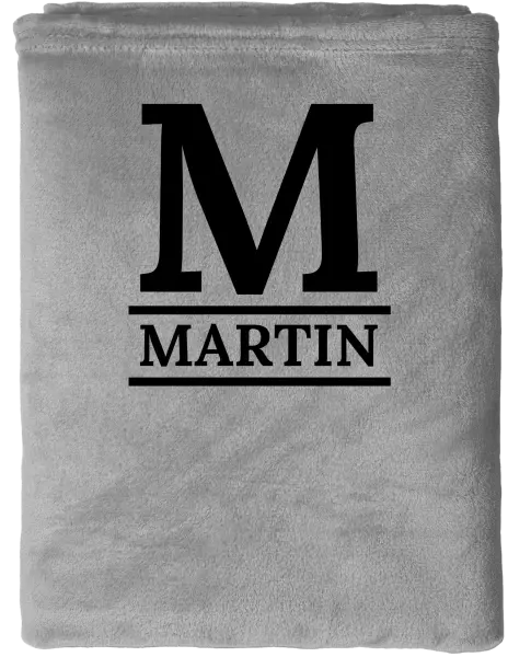 Mikroplyšová deka Monogram