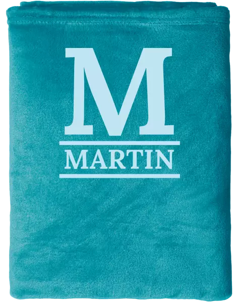 Mikroplyšová deka Monogram