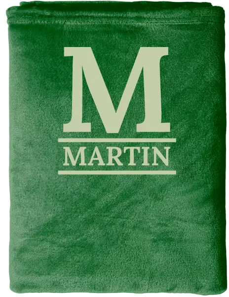 Mikroplyšová deka Monogram