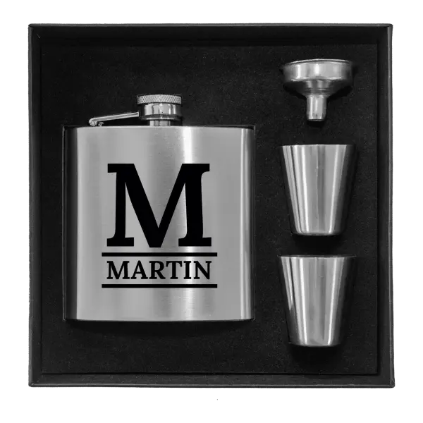 Ploskačka v krabičke Monogram