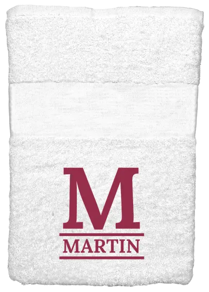 Ručník (50x100 cm) Monogram