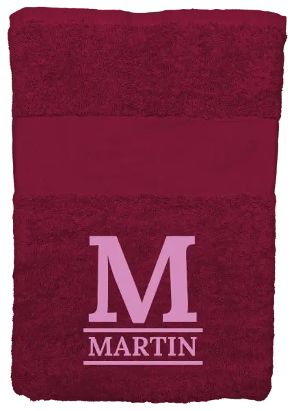 Ručník (50x100 cm) Monogram