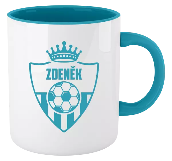 Hrnek Fotbalový znak s korunkou
