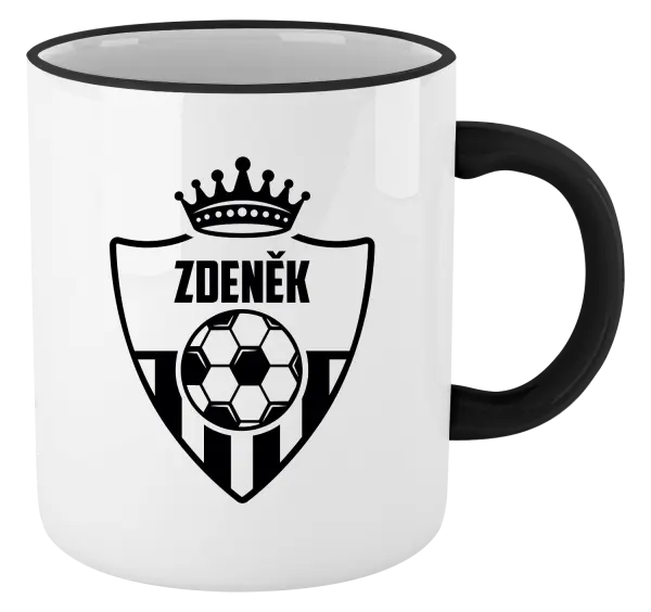 Hrnek Fotbalový znak s korunkou