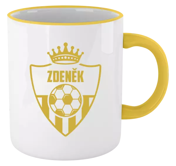 Hrnek Fotbalový znak s korunkou